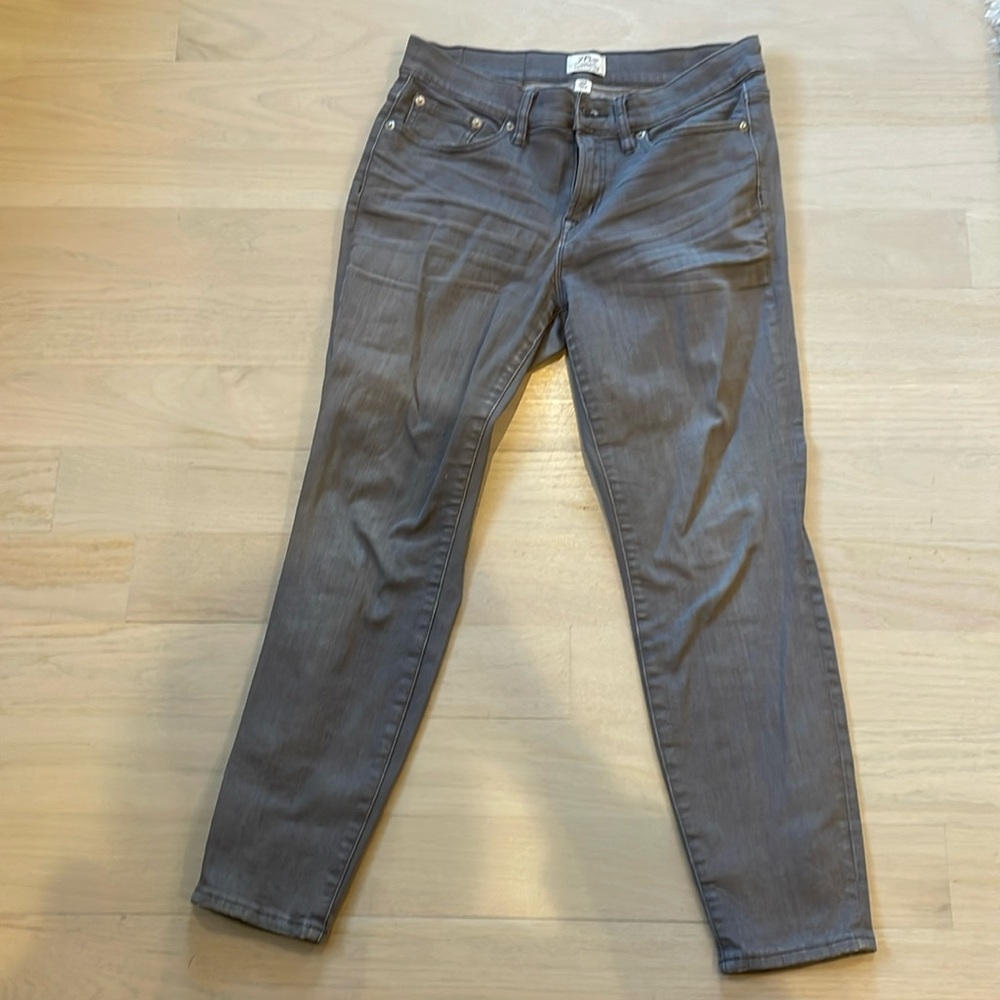 J. Crew Grey Toothpick Jeans